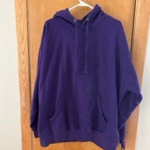 Plain purple hoodie